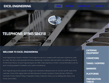 Tablet Screenshot of excel-engineering.com
